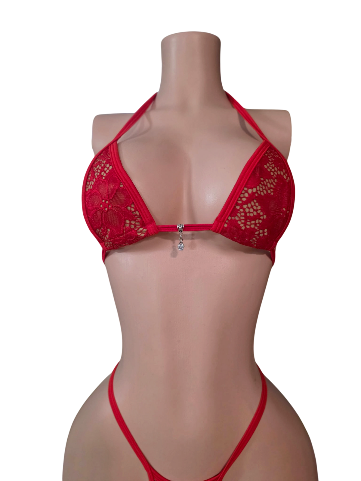 Scarlet Seduction Micro Lace Bikini Set