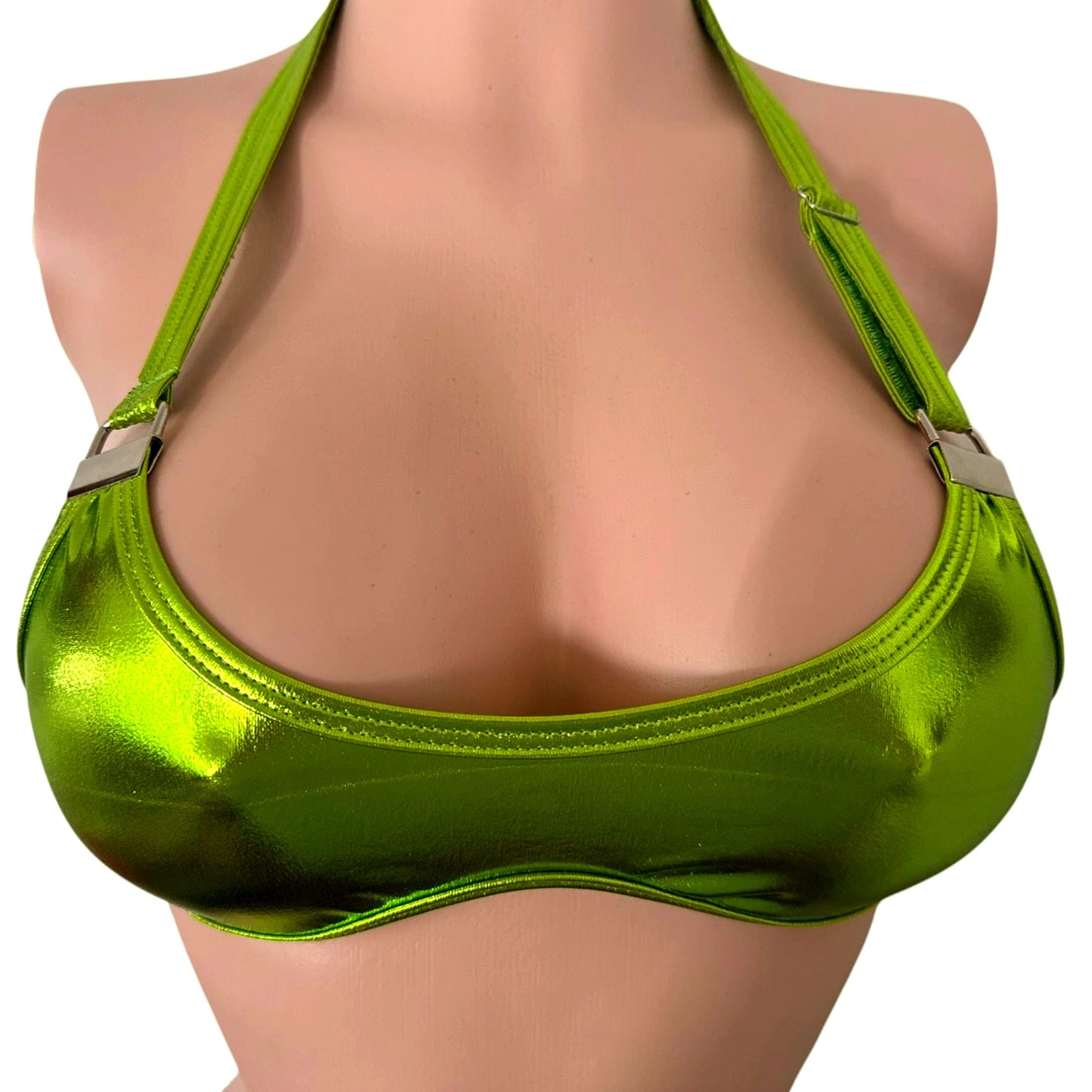 Toxic Temptation Metallic Bikini Set