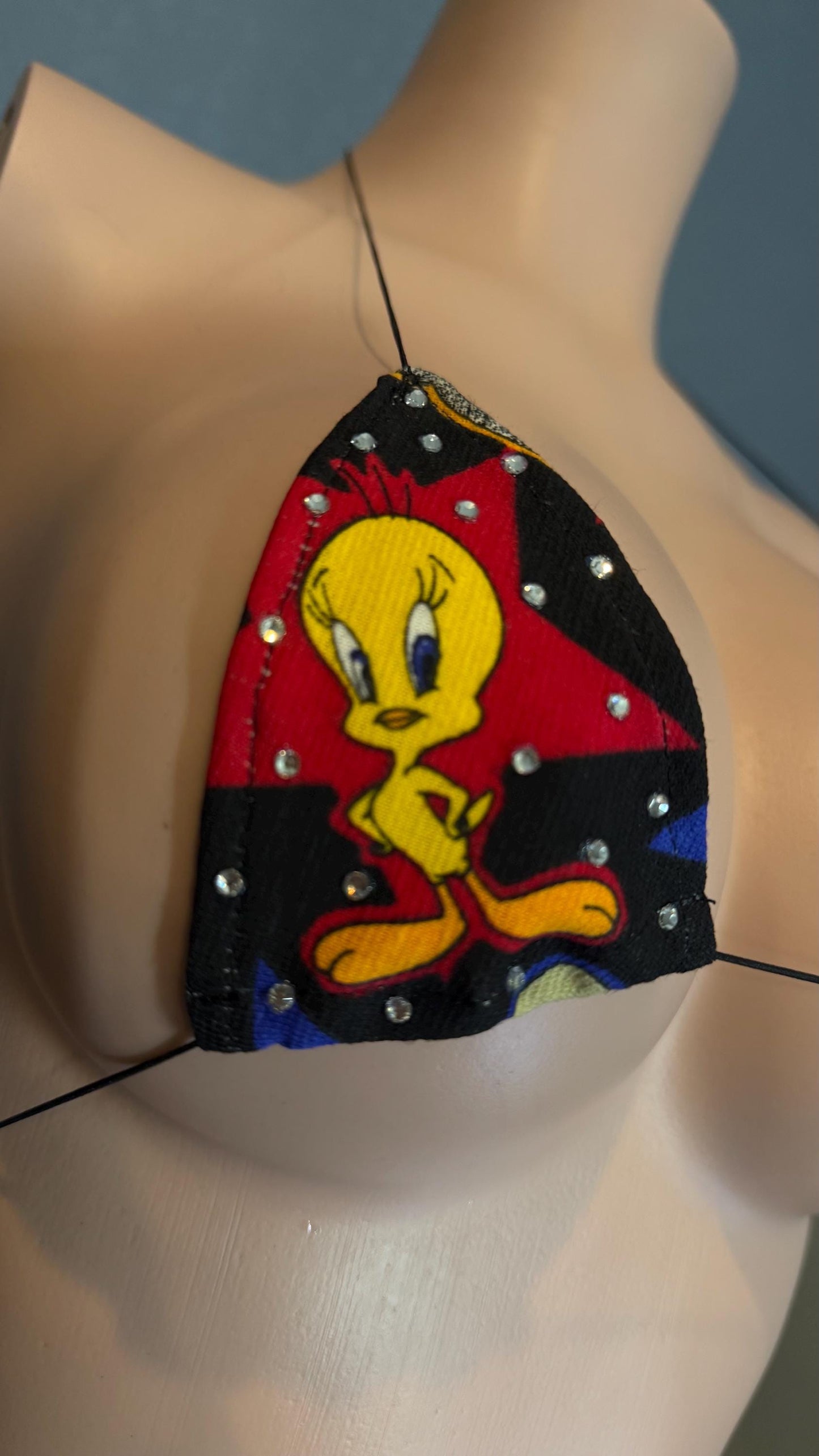 Tweety bird inspired microkini • stripper outfit • micro bikini • exotic dancewear outfit